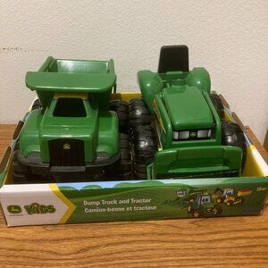 TOMY John Deere Sandbox Vehicle Toy, 2-Pack